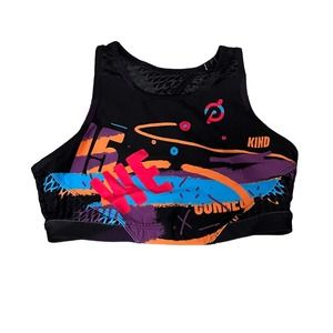 Peloton, Black Print, Sports Bra, Sz M,‎ 760-W